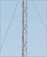 Abgespannter Gittermast (M250, 3m)
